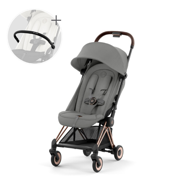 Coya Rose Gold Mirage Grey + Bara de protectie cadou